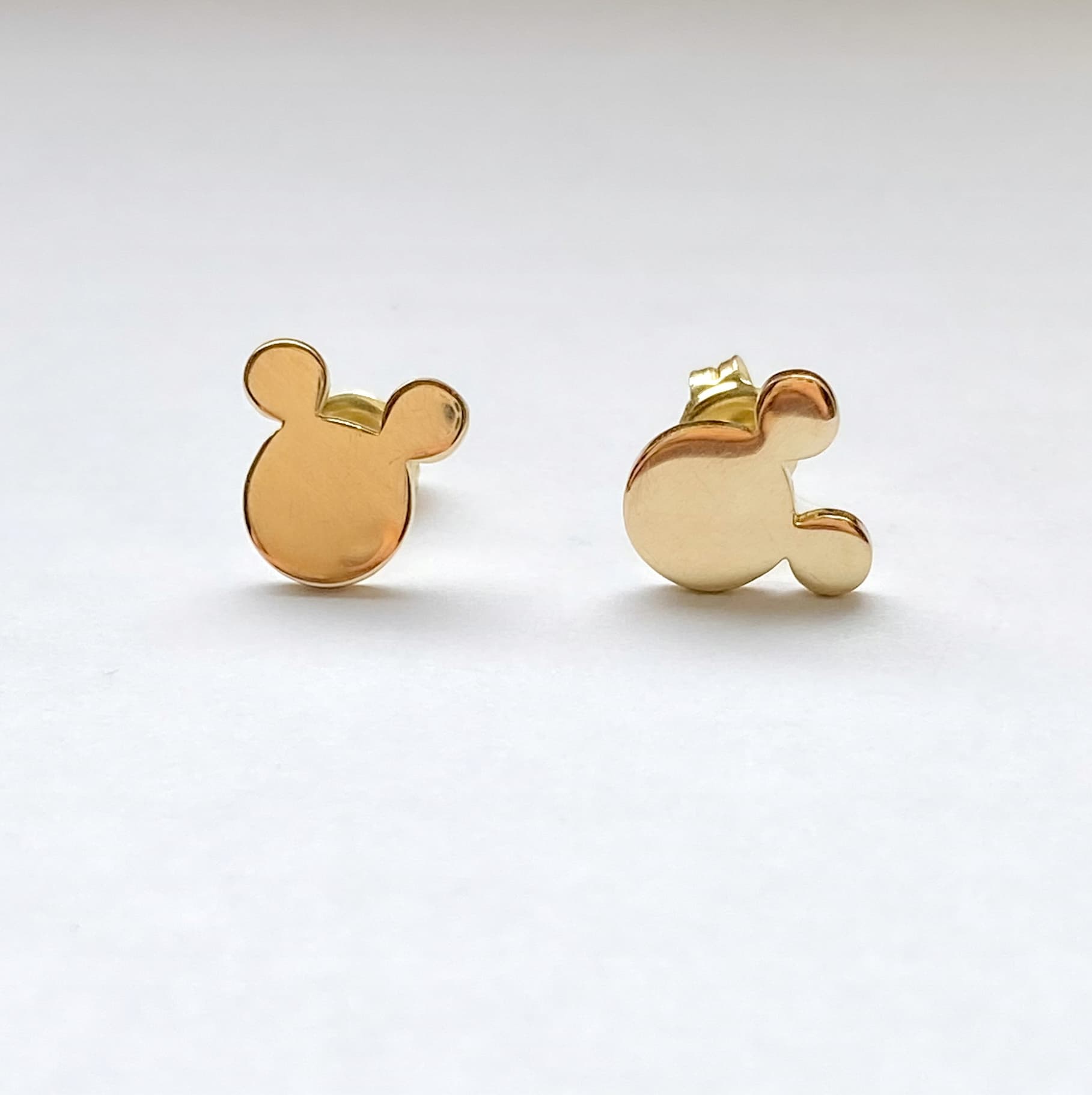 Złote kolczyki 333 MYSZKA MICKEY