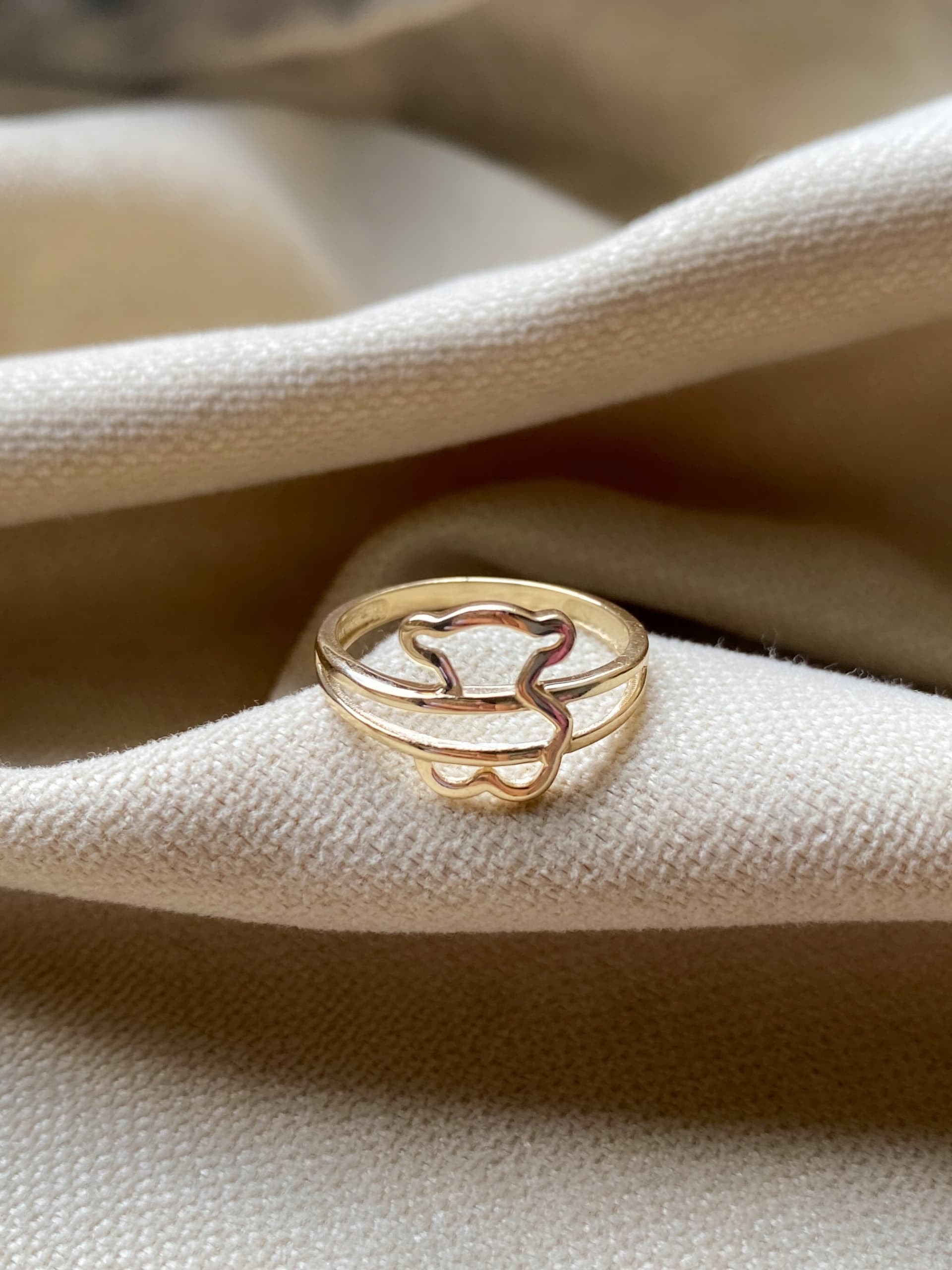 Złoty pierścionek 585 MIŚ MISIE