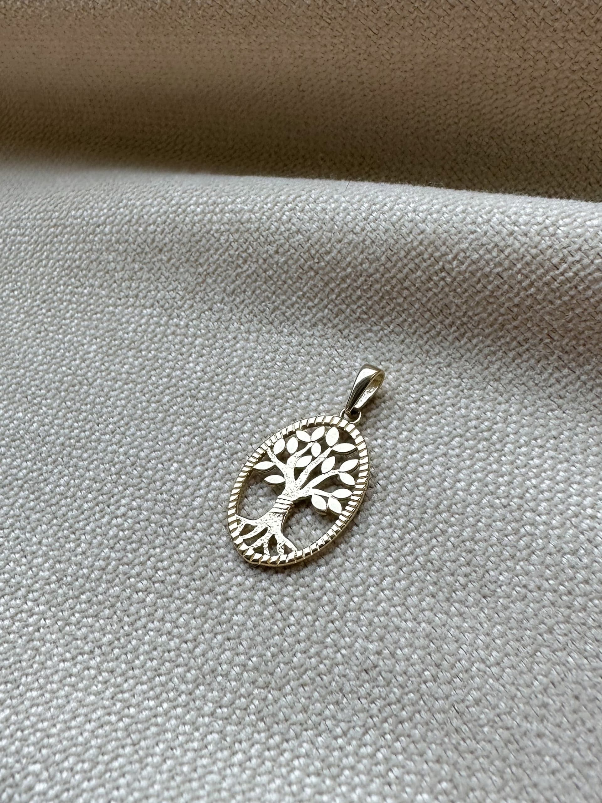 Złota zawieszka próba 585 MEDALION DRZEWO