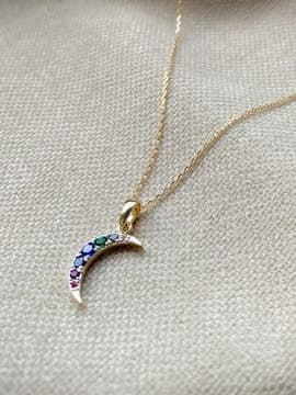 Złoty naszyjnik 585 KSIĘŻYC